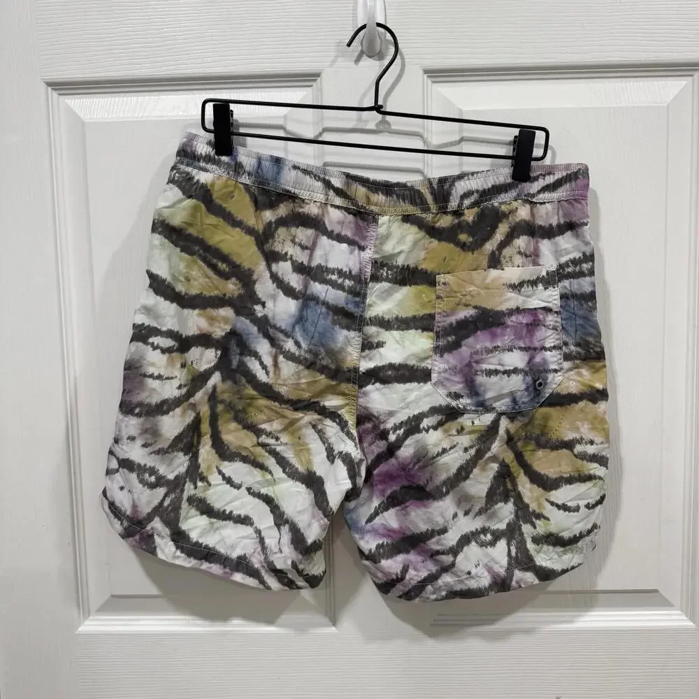 Men’s AllSaints tiger tie dye swim‎ shorts Multicolor Size Small S